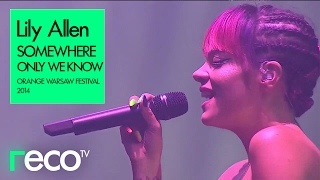 Lily Allen  Somewhere Only We Know Orange Warsaw Festival 2014 [upl. by Aecila]