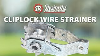 Strainrite  Cliplock Wire Strainer [upl. by Sheilah]