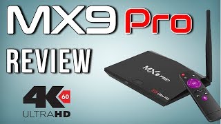 MX9 Pro Rockchip RK3328 Quad Core Android 71 4K TV Box Review with Benchmarks [upl. by Auqinet]