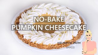 No Bake Pumpkin Cheesecake  Perfect Recipe [upl. by Ennairam280]