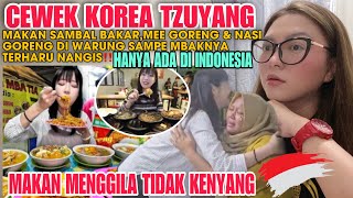 TZUYANG MAKAN SAMBAL BAKAR amp MEE GORENG DI WARUNG JAKARTA SAMPE MBAKNYA TERHARU NANGIS INDONESIA [upl. by Vokay925]