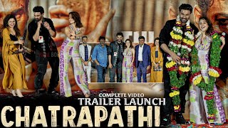 UNCUT  Chatrapathi Official Trailer Launch  Bellamkonda Sai Sreenivas Nushrat Bharucha Bhagyas [upl. by Varden]