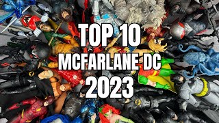 TOP 10 MCFARLANE TOYS MULTIVERO DC 2023 [upl. by Moffit]