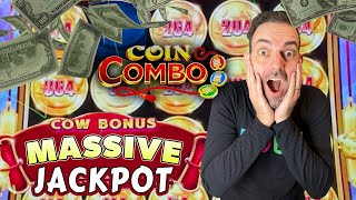 🥇 MASSIVE JACKPOT ⇔ All Four COIN COMBO Slot Machines 🎰 Agua Caliente [upl. by Krystin]