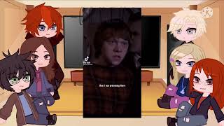 Harry Potter Reacts To TikToks  First HP Related Video  READ DESC [upl. by Iralav]