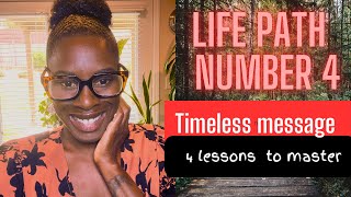 Master these 4 lessons as a life path 4 [upl. by Georgi520]