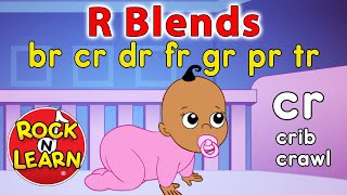 Beginning Consonant Blends with R  Learn to Read br cr dr fr gr pr tr  Rock ’N Learn [upl. by Euqirrne907]