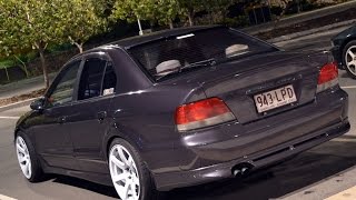 Mitsubishi Galant exhaust sounds [upl. by Neeneg]