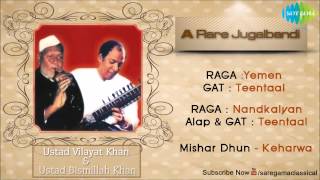 A Rare Jugalbandhi  Hindustani Classical Instrumental Jukebox  Vilayat Khan Bismillah Khan [upl. by Eneleh]