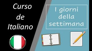 🇮🇹OS DIAS DA SEMANA EM ITALIANO🇮🇹 Tudo que você precisa saber🤗Italiano para iniciantes😉 [upl. by Hillari]