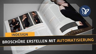 InDesignTutorial Die Erstellung einer Broschüre mit Automatisierung [upl. by Coleville580]