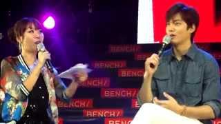 HD Lee MinHo Live in Manila Learning the Language KoreanTagalogEnglish [upl. by Ybbil321]