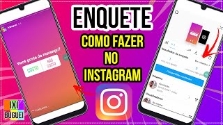 Como Criar uma Enquete Personalizada no Instagram  Storie [upl. by Hynda]