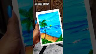 Scenery painting❤💗 ✨scenery painting tutorial painting art drawing trandingshorts ytshorts [upl. by Michigan]