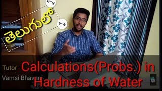 Calculation of hardness of water EDTA titration method in Telugu Engineering Chemistry [upl. by Llehsem]