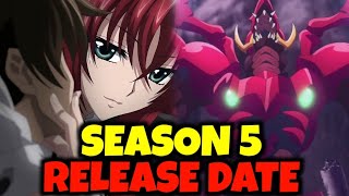 Highschool DxD Season 5 Release Date Update [upl. by Osner]