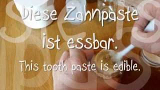 Zahnpaste selber machen  homemade toothpaste [upl. by Bromleigh354]