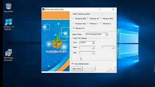 How to install windows10 driver 80mm printer USB port [upl. by Hildegaard558]