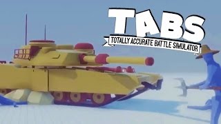 TABS Modern Faction M1 ABRAMS TANK  Totally Accurate Battle Simulator Modern Warfare Tank [upl. by Didier]