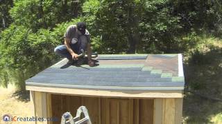 How To Build A Lean To Shed  Part 7  Roofing Install [upl. by Barboza]