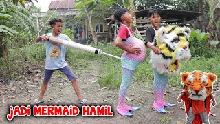 RENDI JADI MERMAID PUTRA DUYUNG HAMIL MELAHIRKAN BARONGAN KEMBAR ENAM [upl. by Anse864]