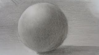 How To Shade A Sphere  Pencil shading techniqes [upl. by Adnomal274]