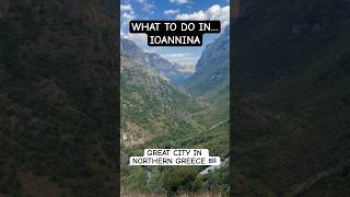 Hiking Vikos Gorge in Ioannina Greece 🇬🇷 hellas greece ioannina [upl. by Analaj]