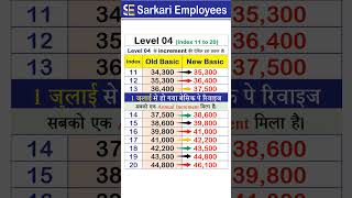 Level 4 Basic Pay increment Annual increment shorts salary [upl. by Melville]