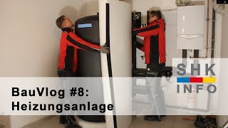 Installation Heizungsanlage  Bau Vlog 8 [upl. by Yznil]