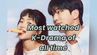 Most watched KDrama of all time 🔥💜🖤✨ kdrama kdramaedit kdramalovers kdramalist [upl. by Alvord]