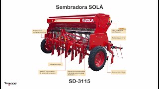 Sembradora SOLÀ Mod SD3115 entregada en SIESO Huesca [upl. by Zwart]