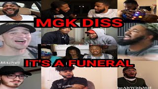 Reactors Reacting to Eminem Killshot Machine Gun Kelly Diss COMPILATION Part 1 [upl. by Anthony]