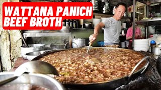 Wattana Panich Beef Broth Michelin Bib Gourmand BEST STREET FOOD Thailand Bangkok 曼谷美食之旅 泰国 [upl. by Ahseined]