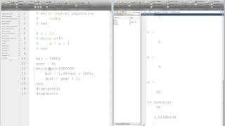 MATLAB While Loop Tutorial [upl. by Cerveny]