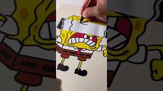 SpongeBob x doodlebob Xray drawing 💀 marazki [upl. by Lahcim394]