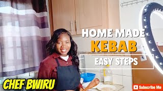 HOW TO PREPARE HOME MADE KEBAB teaching homemade cooking [upl. by Liebermann642]