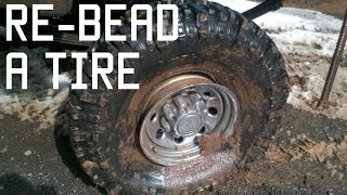 How to Re Bead a Tire  In the Field Vehicle Repair  Tactical Rifleman [upl. by Rosati]