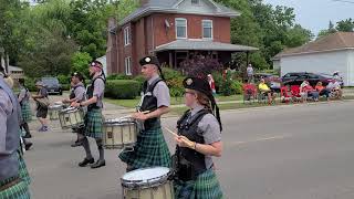 Bagpipe Band at 2023 Port Dover Canada Parade [upl. by Ennybor292]