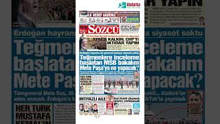 Sözcü Gazetesi 1 Sayfa  7 Eylül 2024 [upl. by Anahsit]