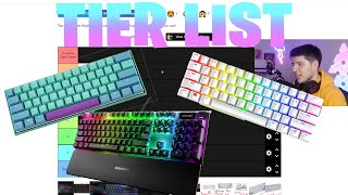 RANKING KEEBS Mechanical Keyboard Tier List Part 1 Ducky One 2 Mini GMMK Huntsman Mini MORE [upl. by Elyrad]