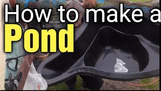 How to Build a Beautiful Wildlife Pond with Liner Easy Tutorial [upl. by Birecree]