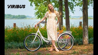 Viribus Folding Tricycle with Rear Basket 1 Speed Assembly Video ATB H [upl. by Nations]