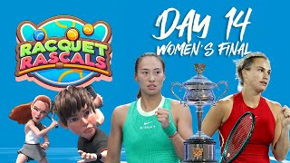 LIVE  Womens Singles Final Sabalenka v Zheng  AO Racquet Rascals Day 13  Australian Open 2024 [upl. by Aihseken]