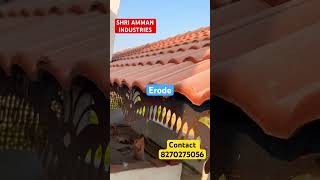 Double Tile Roof Work Finish civil comedy shortvideo fabrication shortsyoutube fabrication [upl. by Abert]