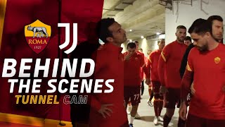 BEHIND THE SCENES 👀  Roma v Juventus  Tunnel CAM 202021 [upl. by Claresta]