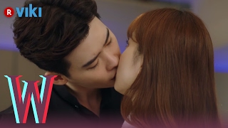 W  EP 3  Han Hyo Joo Asks Lee Jong Suk To Kiss Her  Korean Drama [upl. by Arahsat]