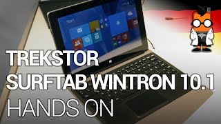 Trekstor SurfTab Wintron 101inch Tablet im Hands on Deutsch [upl. by Aneral]