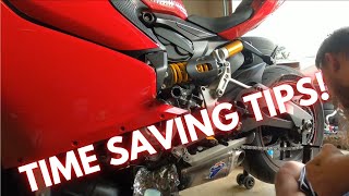 PANIGALE OIL CHANGE V2 1199 1299 899 959 [upl. by Loriner]