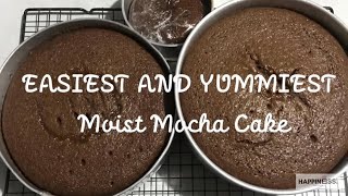 Moist Mocha Cake Recipe  Moist Mocha Cake  Moist Cake by Erica [upl. by Nesnah]