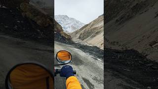 Difficult Ride of Spiti Valley spiti bikelover adventure shorts viral [upl. by Naesed]